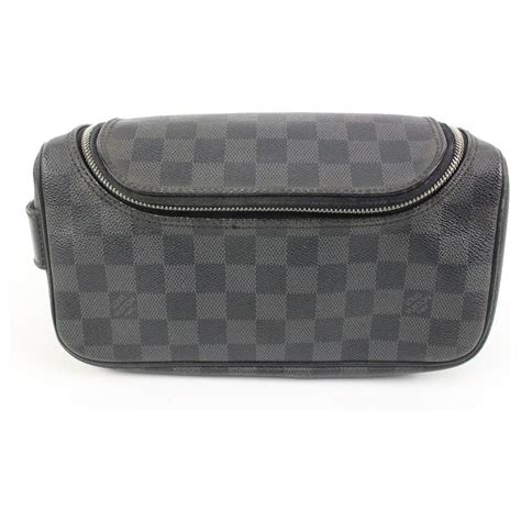 louis vuitton graphite dopp kit